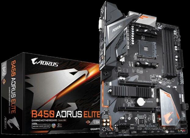 Placa de baza Gigabyte Socket B450 Aorus Elite AM4